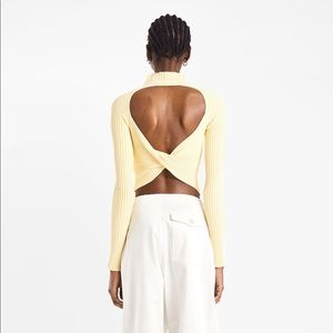 Dion Lee Twist Back Long Sleeve Top